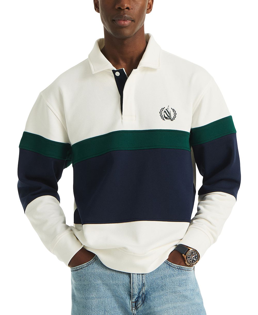 Nautica Men's Long Sleeve Pullover Sweatshirt