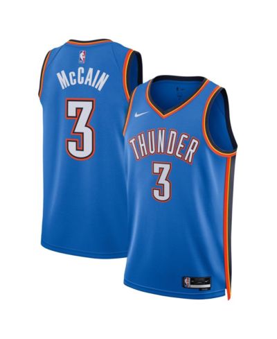 Мужская и женская джерси Nike Blue Jared McCain Oklahoma City Thunder Icon Edition Swingman