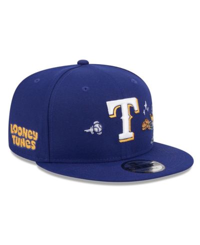 Мужская кепка New Era Texas Rangers Looney Tunes Daffy Duck 9FIFTY Snapback, Royal