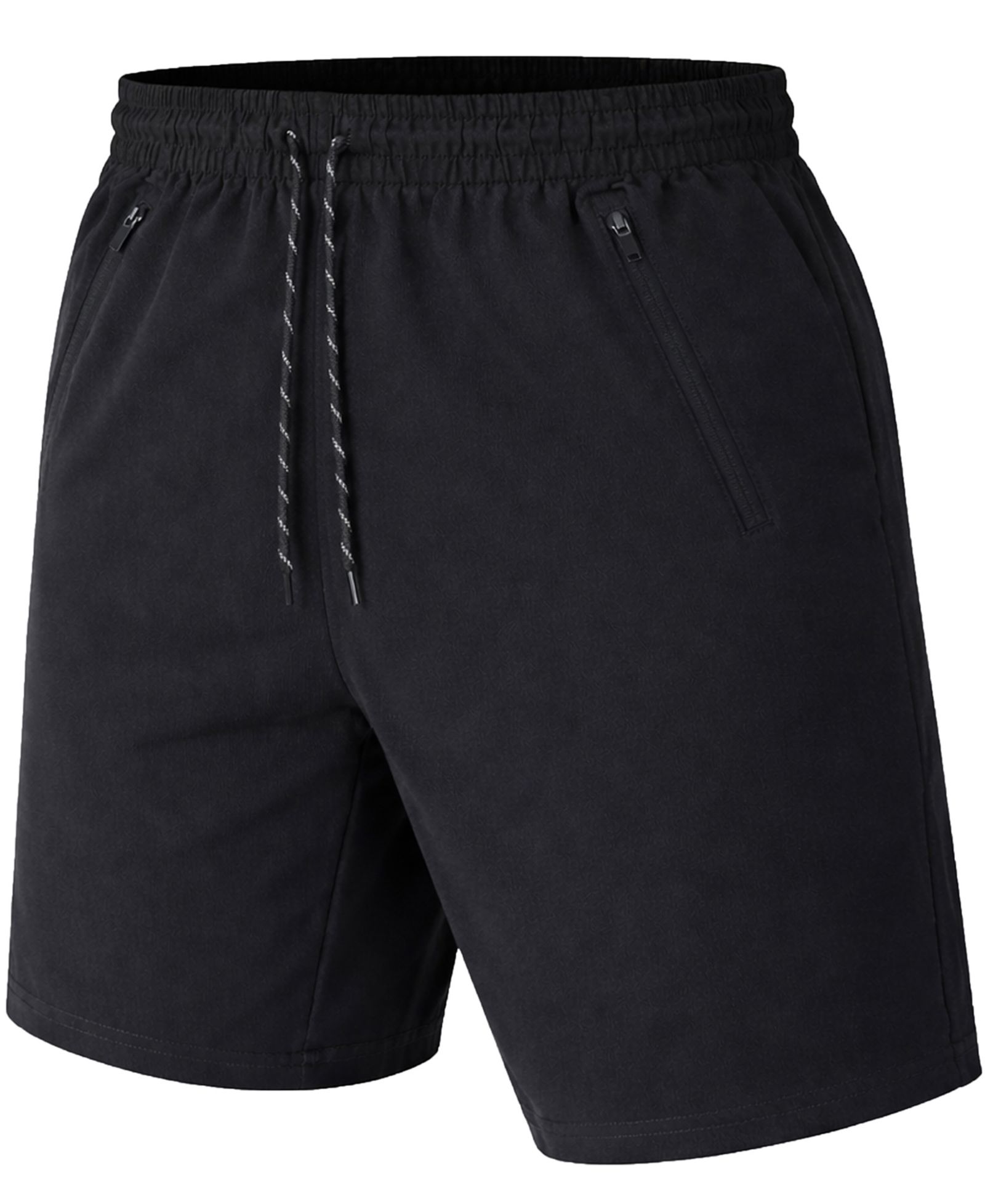 Galaxy By Harvic Men's Performance Training Shorts with Zipper Pockets