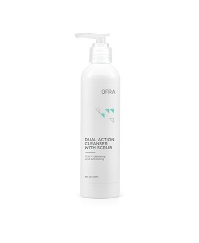 OFRA Cosmetics очищающее средство двойного действия со скрабом