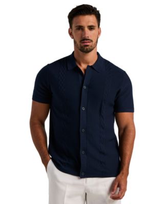 Cubavera Men's Stripe Short-Sleeve Shirt