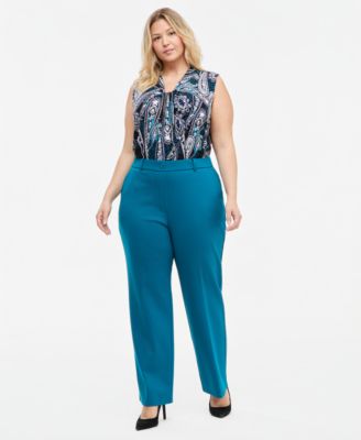 Kasper Plus Size Audrey брюки с высокой посадкой