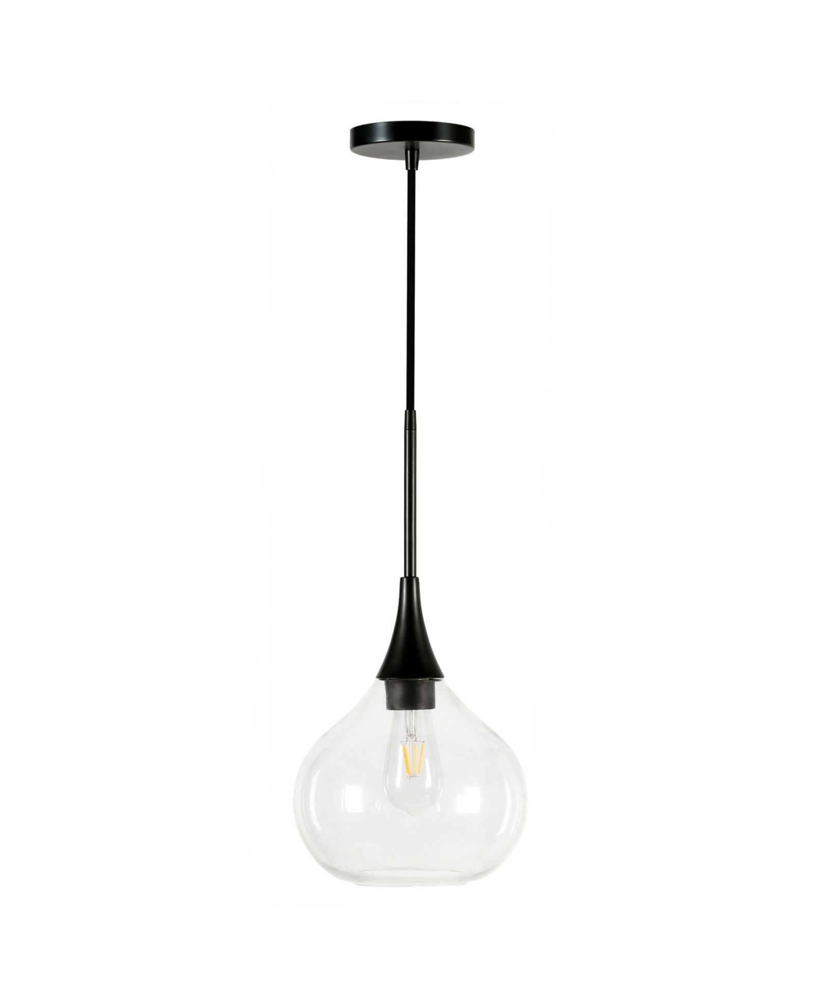 Hudson & Canal Ida 9" Wide Metal Pendant