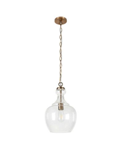 Hudson & Canal Verona 11" Wide Metal Pendant