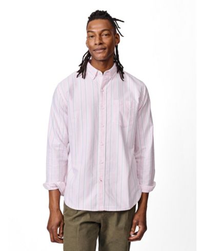 Pink/yellow/khaki stripe
