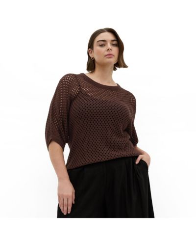 Женский вязаный топ CITY CHIC Crochet Knit