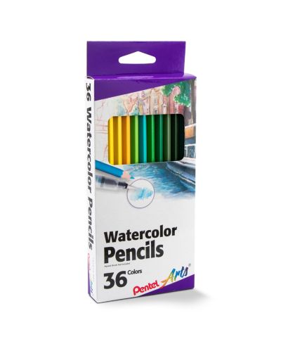 Набор акварельных карандашей Pentel Arts, 36 шт., разные цвета