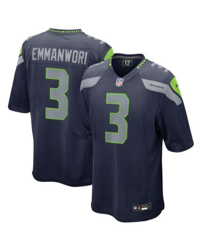 Nike Men's Nick Emmanwori College Navy Seattle Seahawks Team Game Jersey