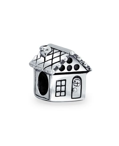 Подвеска-шарм Bling Jewelry New Homeowner из стерлингового серебра.925 для европейских браслетов