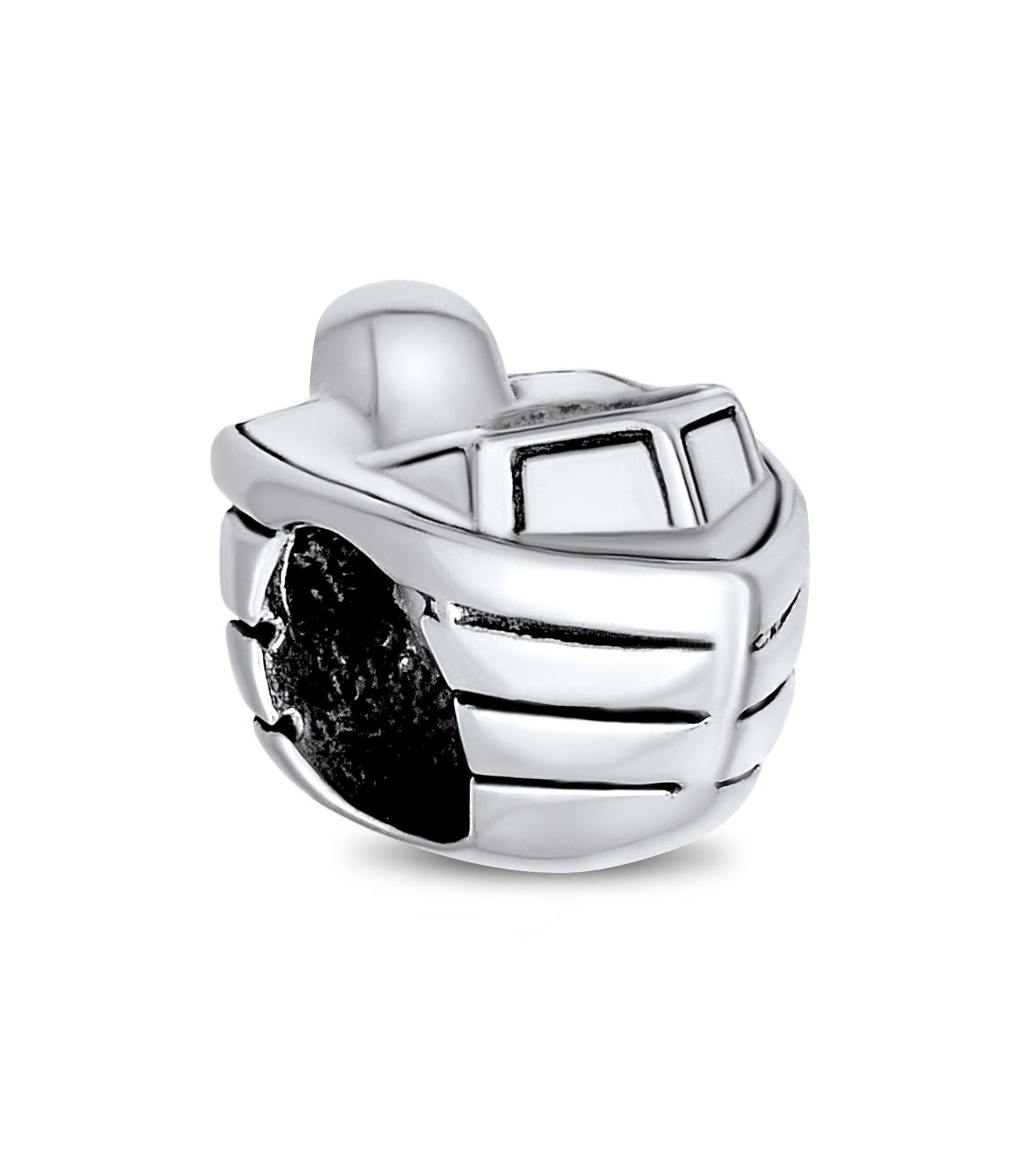 Bling Jewelry Nautical Speed Boat Charm Bead .925 Sterling Silver Fits European Bracelet