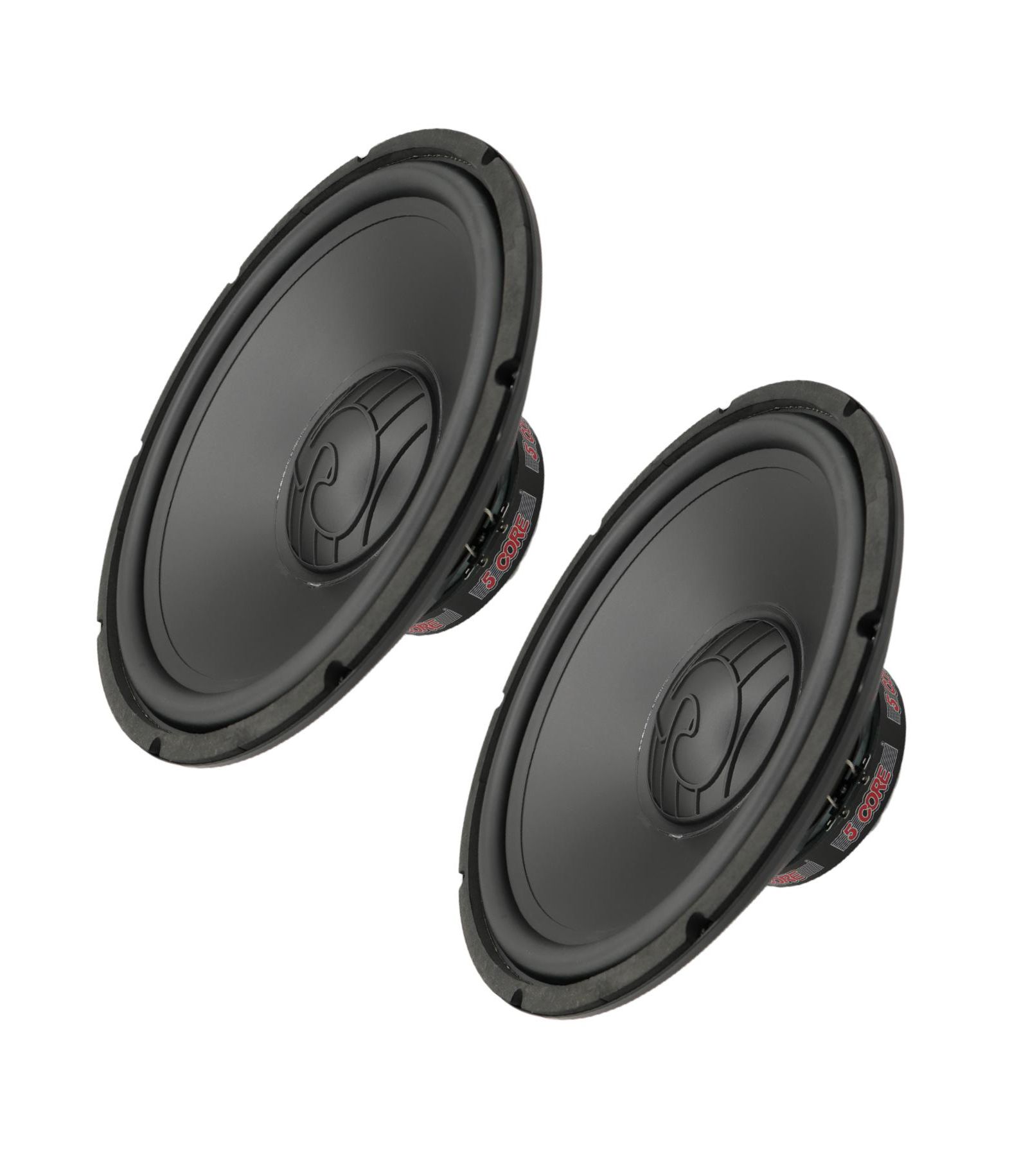 5 Core 250W 4 Ohm 60 Oz Magnet 15-Inch Subwoofers, 2-Piece Set