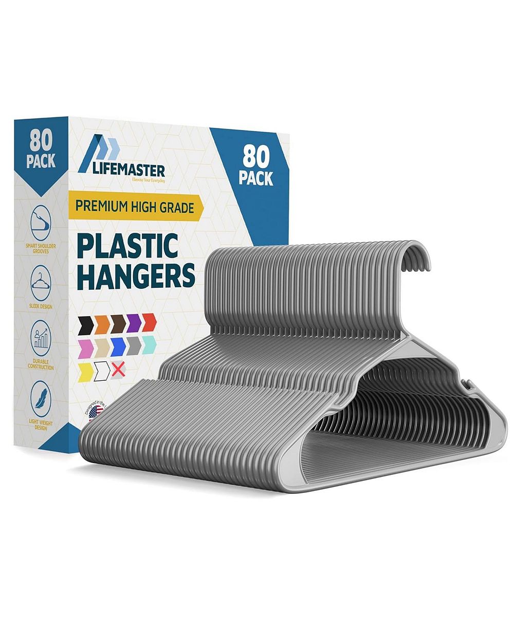 Вешалки Lifemaster Heavy-duty plastic Pack of 80