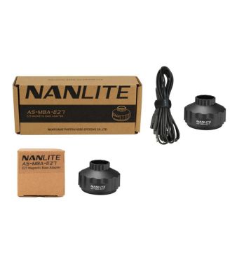Nanlite E27 Magnetic Mount for PavoBulb 10C