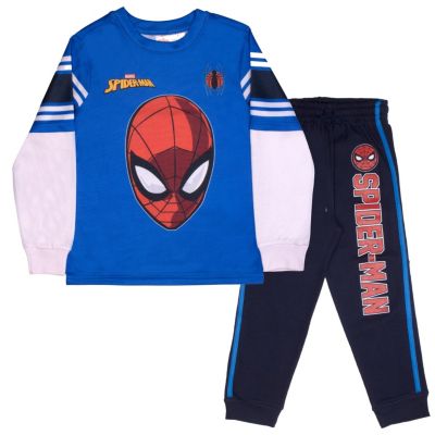 Детский комплект Spider-Man: футболка и брюки из сетки с длинным рукавом