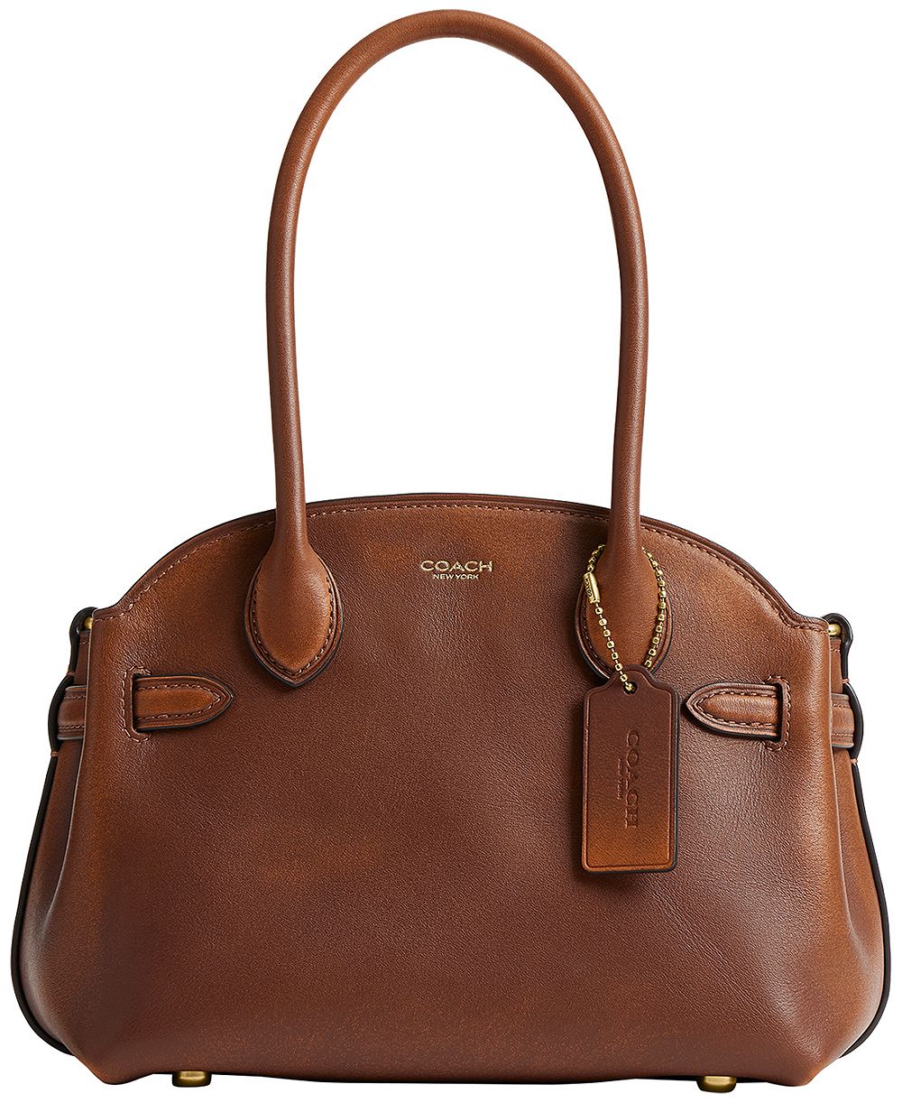 COACH Soft Empire Small Loved Leather Satchel Bag 21