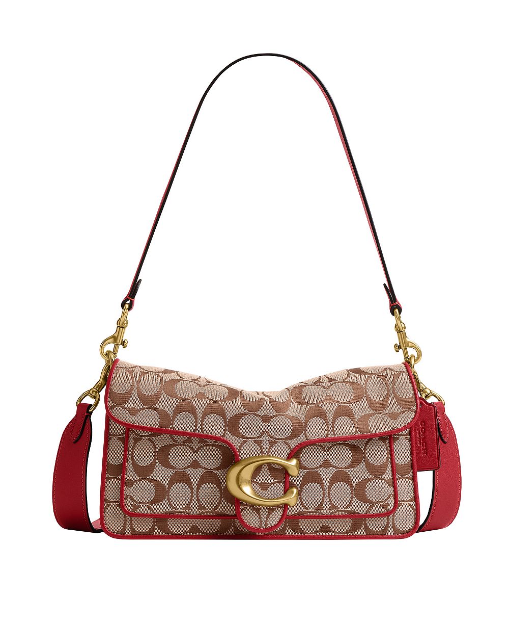 COACH сумка на плечо Tabby Medium Soft Signature Jacquard 26
