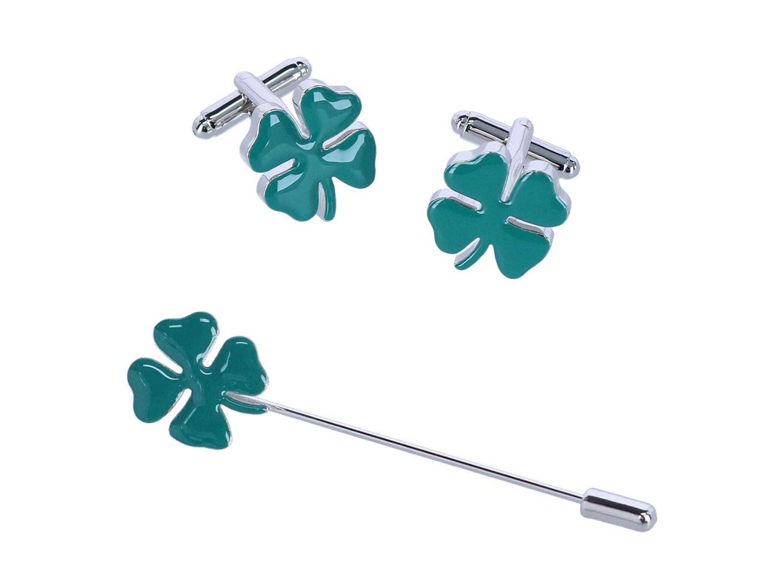 Набор запонок и значка Trafalgar Shay Shamrock Novelty