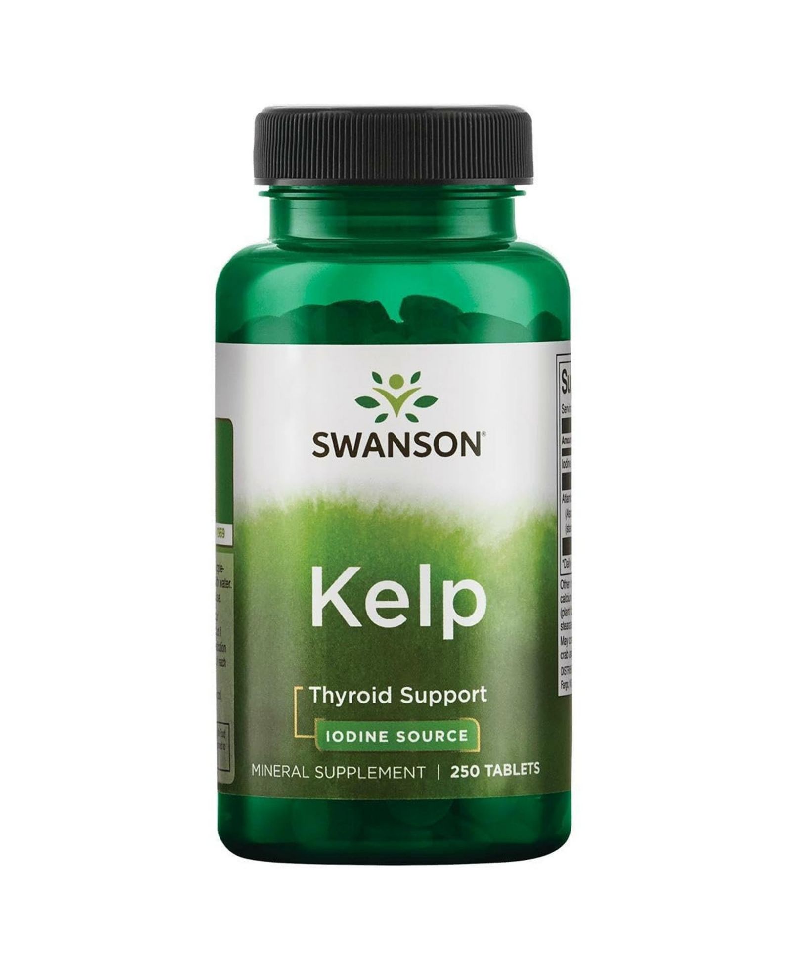 Swanson пищевая добавка Kelp Natural Iodine Source 250 Tablets