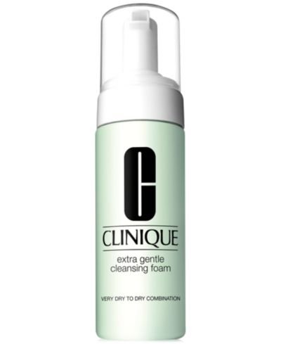 Clinique очищающая пенка для сухой и чувствительной кожи