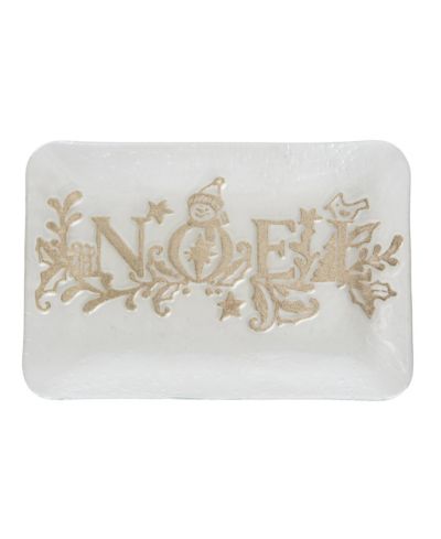 Gallerie II Декоративная стеклянная тарелка Noel