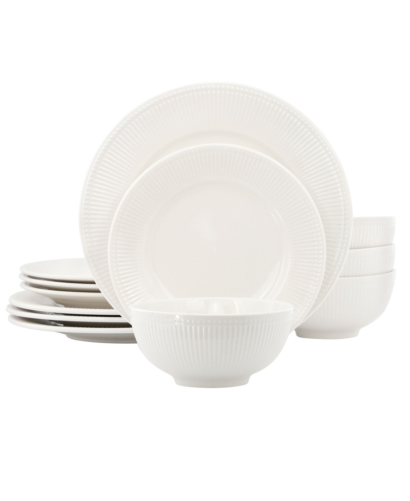 Elama Gianna 12-Pc. Dinnerware Set, Service For 4