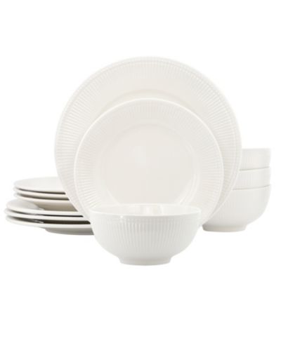 Elama Gianna 12-Pc. Dinnerware Set, Service For 4