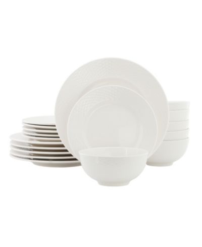 Elama Fiona 18-Pc. Dinnerware Set, Service For 6