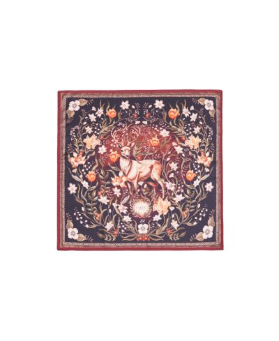Fable England Women's Peach Aurora Tales Square Scarf