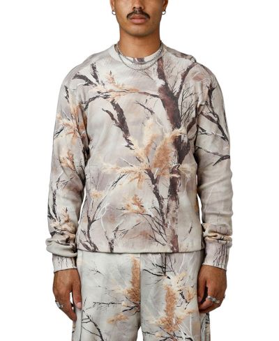 Mnml Men's Washed Waffle Thermal Long Sleeve T-Shirt