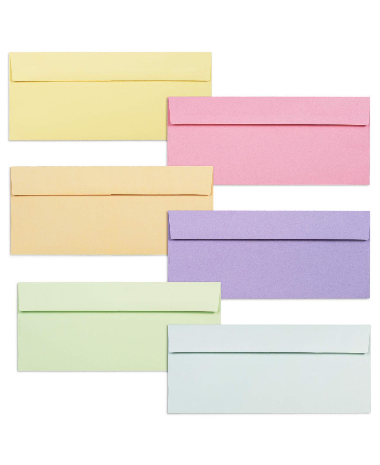 GNUADZ Colored Envelopes Letter Size Business Pastel