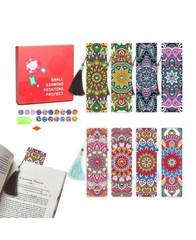 Закладка для книг GNUADZ Painting Bookmark с блестками для вышивки DIY