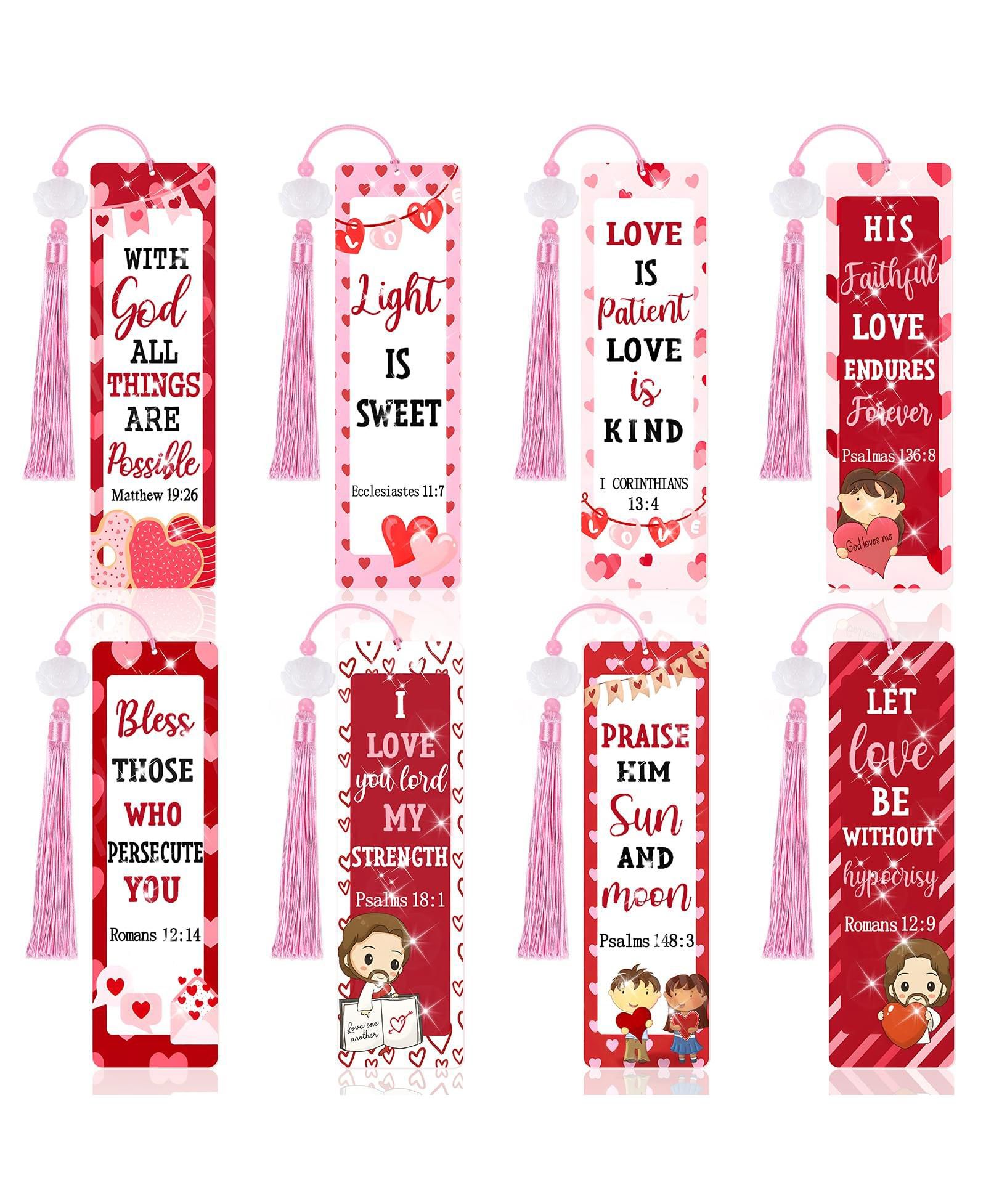 GNUADZ Verse Art 5d Beaded Bookmark Tassel DIY Bible