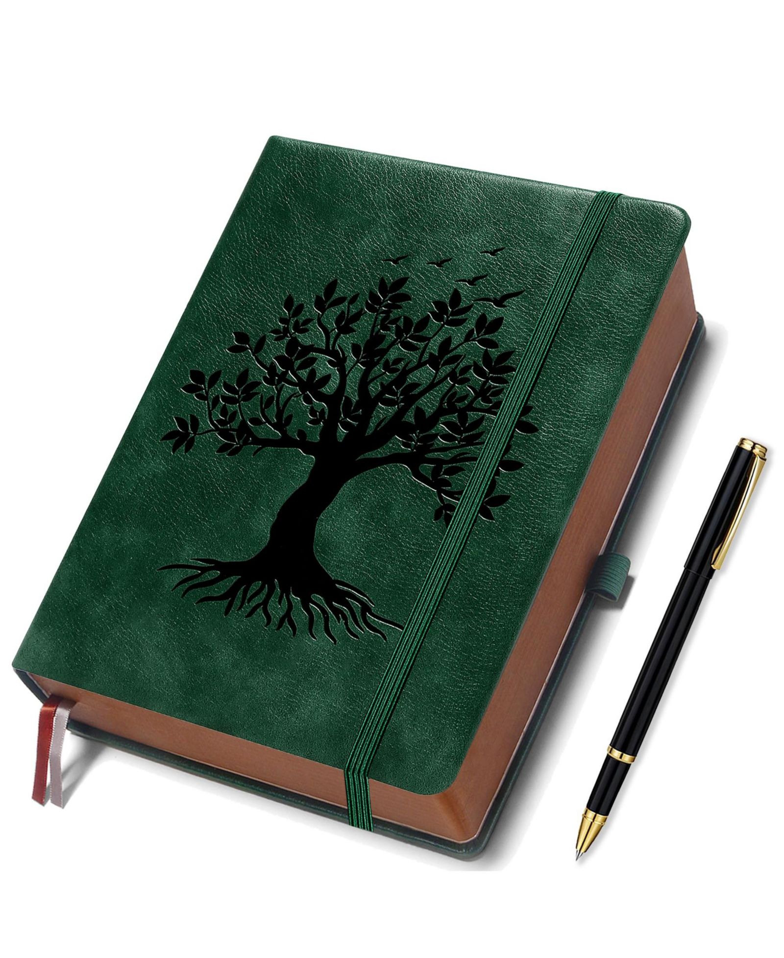 Блокнот GNUADZ Tree of Life Lined Journal с карманом для ручки