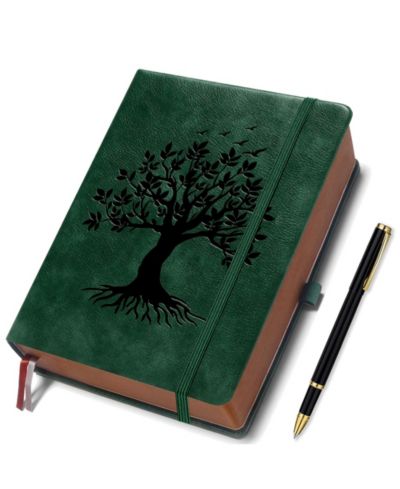 Блокнот GNUADZ Tree of Life Lined Journal с карманом для ручки
