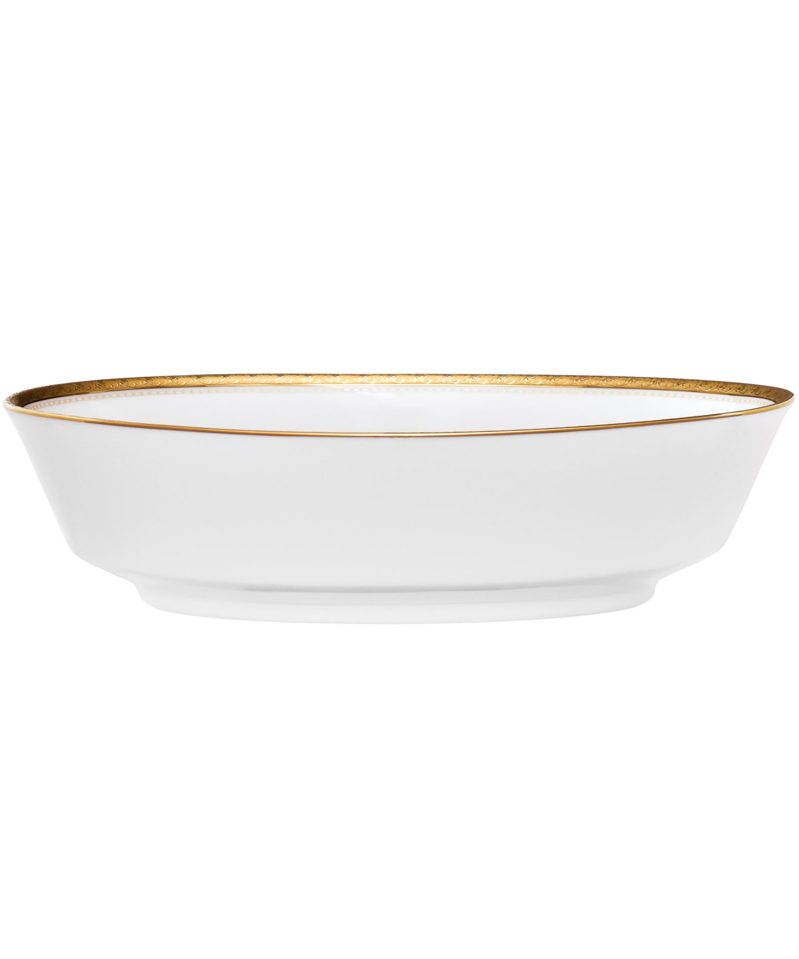 Noritake Charlotta Gold Oval Vegetable Bowl, 32 oz