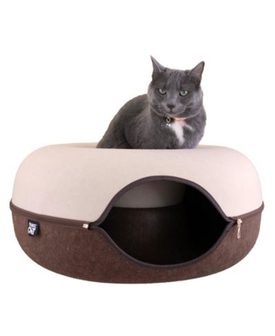 Travel Cat Donut! 2-in-1 Cat Hideaway Cave Bed