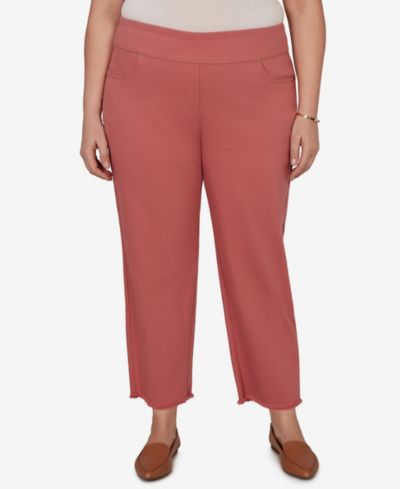 Джинсы Alfred Dunner Plus Size Camden Market Rosewood Super Stretch Ankle