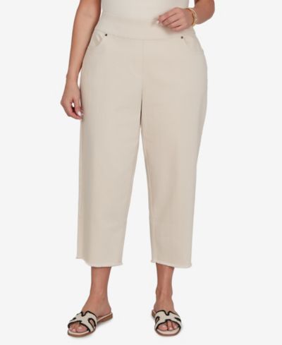 Джинсы Alfred Dunner Plus Size Camden Market Natural Super Stretch Ankle