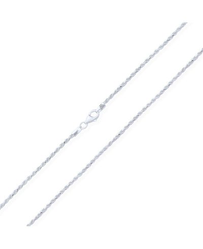 Bling Jewelry 040 Gauge, Rope Chain Necklace 16 18 Inch