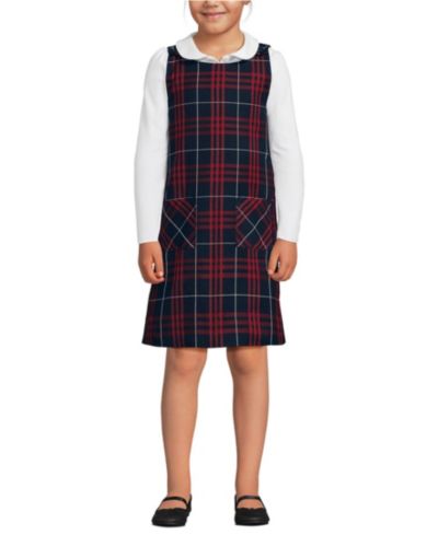 Classic navy large plaid
