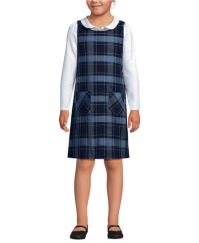 Classic navy plaid