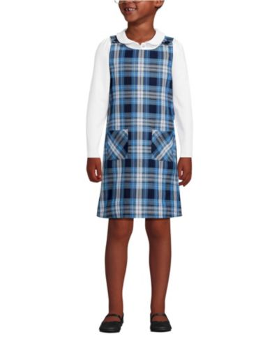 Clear blue plaid