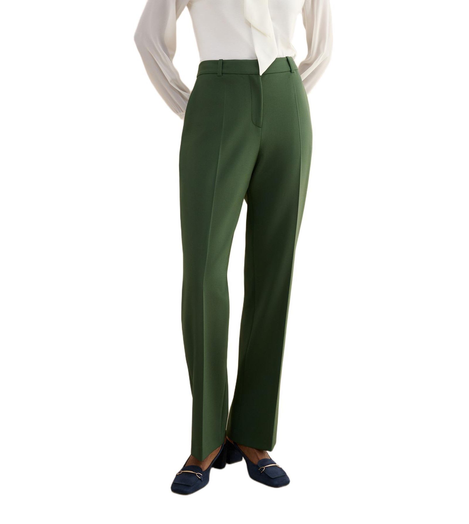 Брюки Hobbs London Women's Bess High Waisted Straight Leg