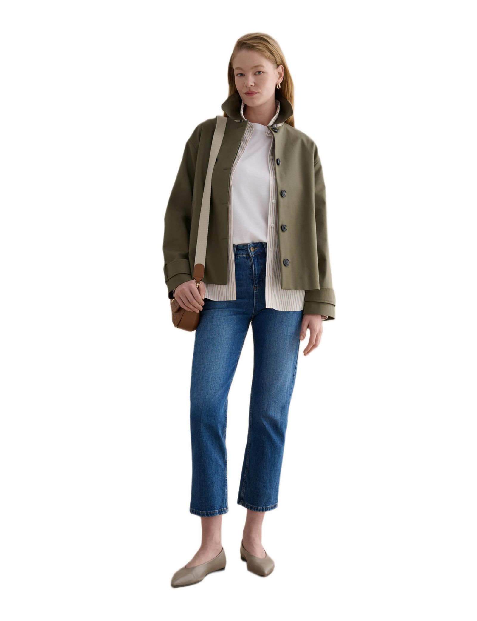 Hobbs London женское укороченное тренч-пальто с воротником Frida