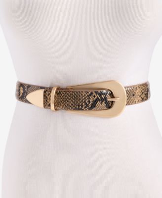 Пояс I.N.C. International Concepts Animal-Print 3-Piece Hardware