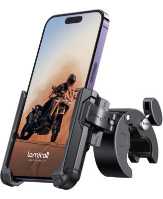 Мотоциклетный держатель для телефона Lamicall, держатель для телефона на руль велосипеда, зажим для телефона на велосипед и скутер