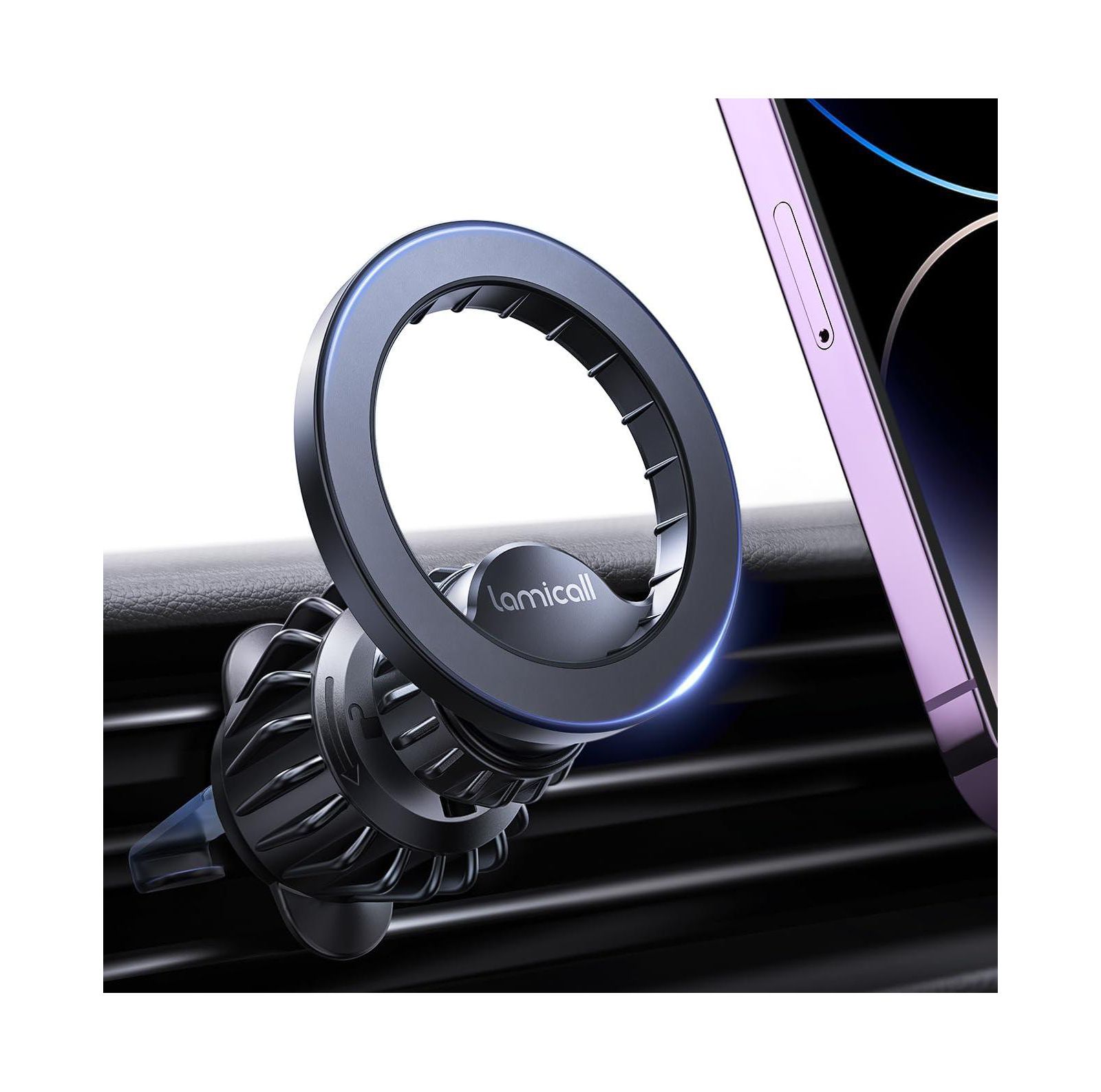 Lamicall MagSafe 360-Degree Rotatable Car Phone Mount for iPhone