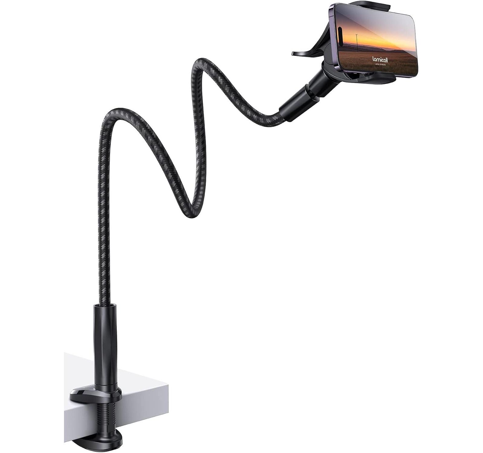 Lamicall Gooseneck 38-Inch 360-Degree Rotatable Phone Holder for 4-7" Smartphones