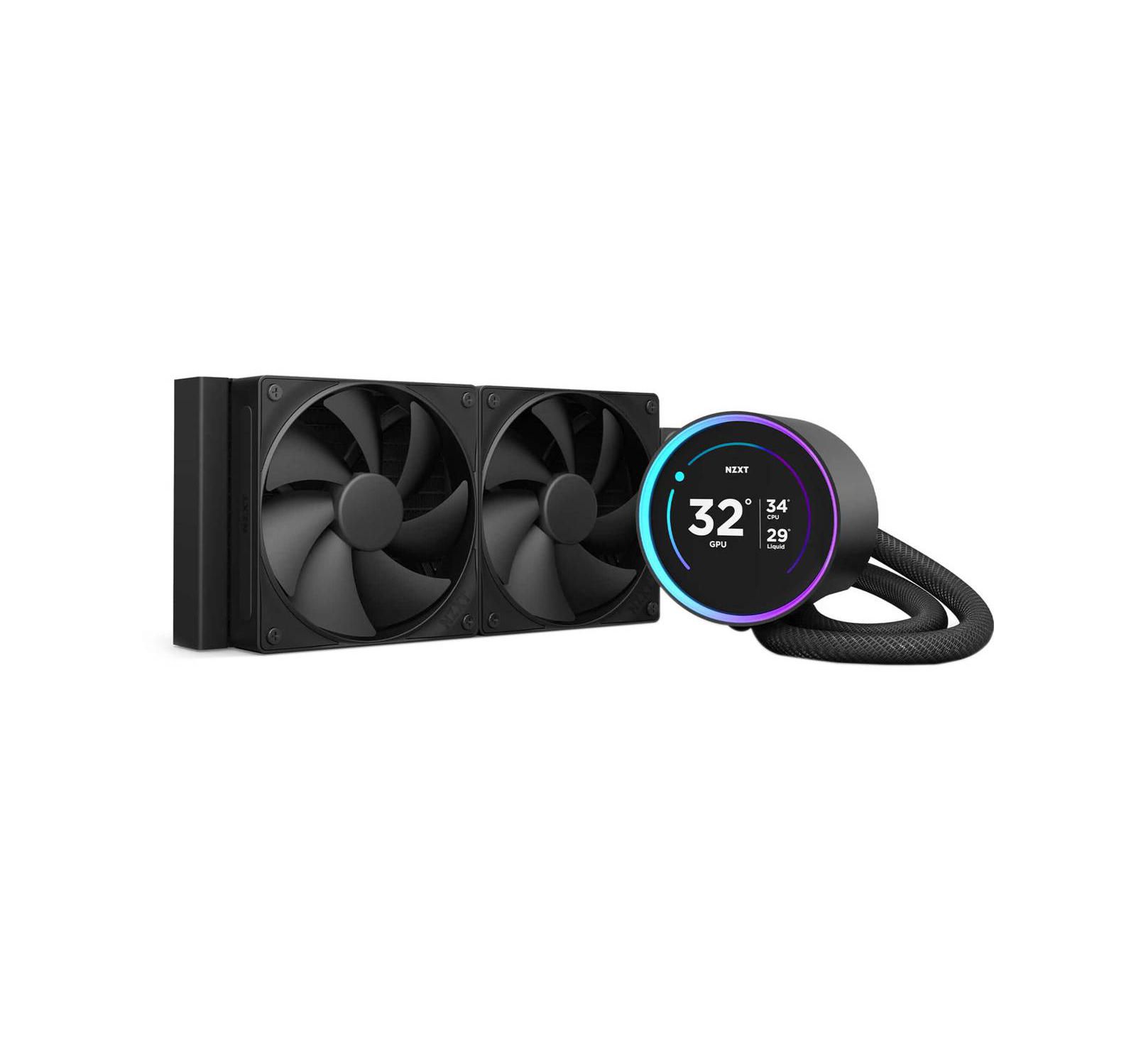 Система жидкостного охлаждения CPU NZXT Kraken Elite 240mm All-In-One с LCD дисплеем